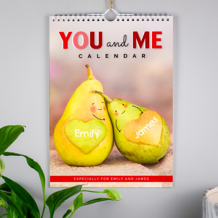 Personalised Couples You And Me Calendars Find Me A Gift