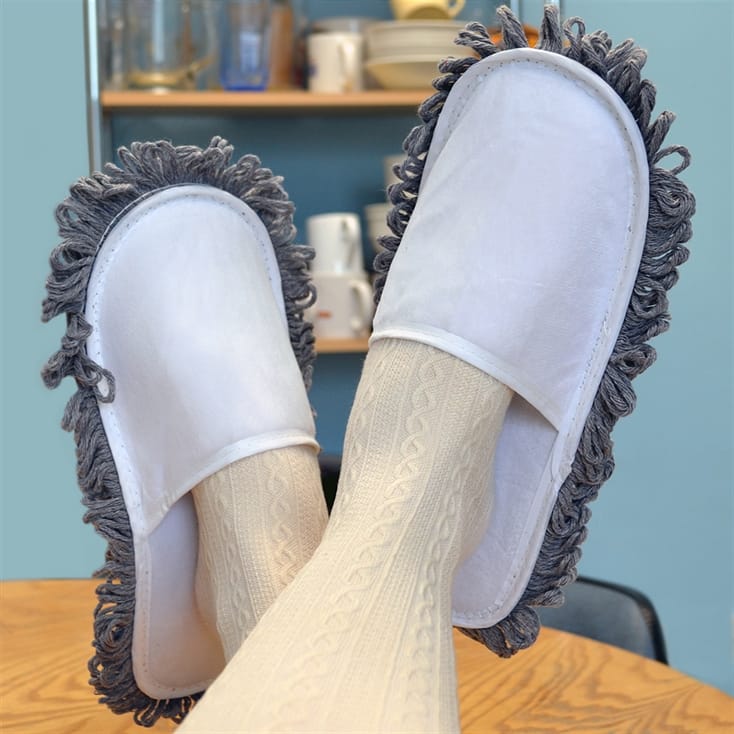 Dust Mop Slippers For Lazy Floor 