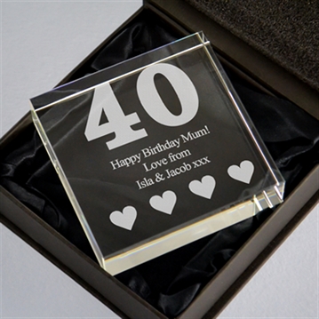 40th deals birthday keepsake