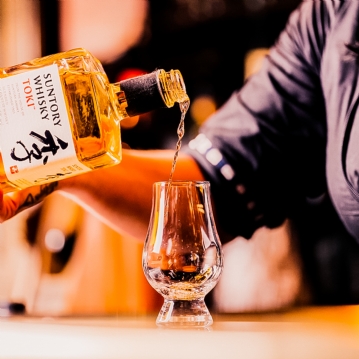 Whisky Tasting Experience with Food for Two at La Bibliotheque