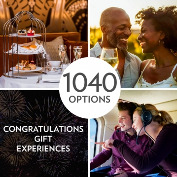 Congratulations Gift Experiences - Huge Choice!