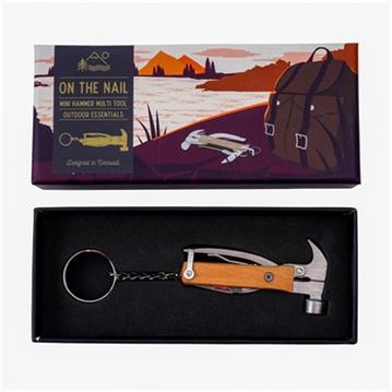 Wild & Free "Nailed It" Keyring Hammer Multi-Tool