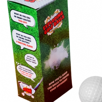 Exploding Golf Balls