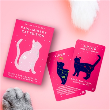 Paw-Mistry Cat Zodiac Cards