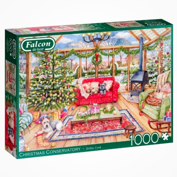 Deluxe Christmas Conservatory 1000 Piece Jigsaw Puzzle