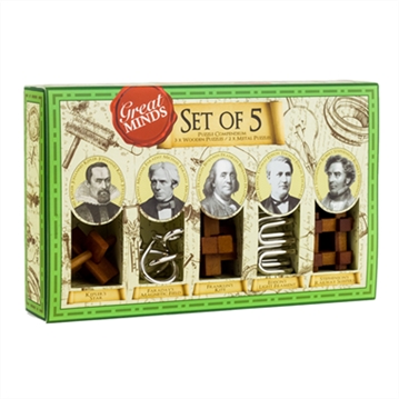 Great Minds Set of 5 Puzzles