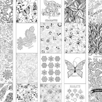 Personalised Colouring Book For Adults