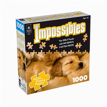 Impossibles 1000pc Puzzles - Sleeping Puppies